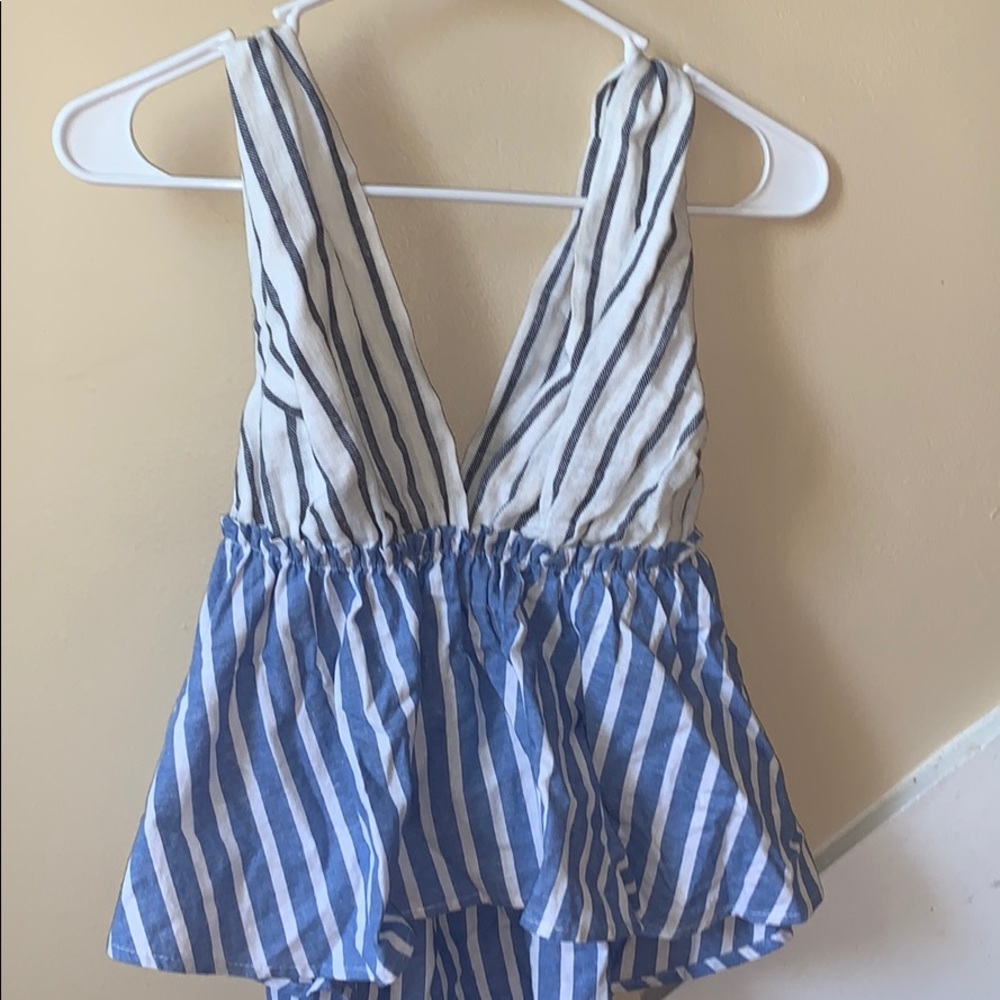 Cute , cross back free people tank